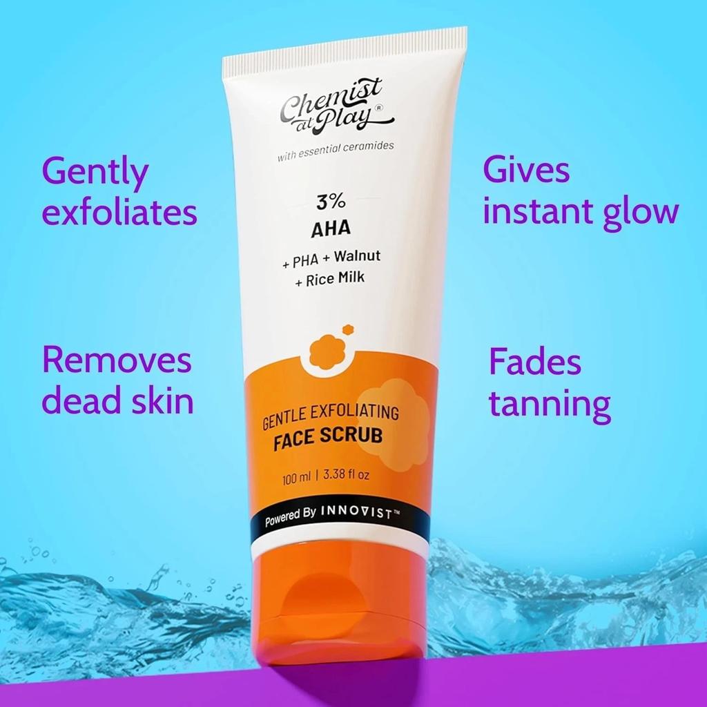 Chemist At Play Gentle Exfoliating Face Scrub with Mandelic Acid - 100ml