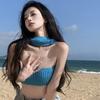 Women's Vests Sexy Top Slim Fit Super Short Tube Top Halter Neck