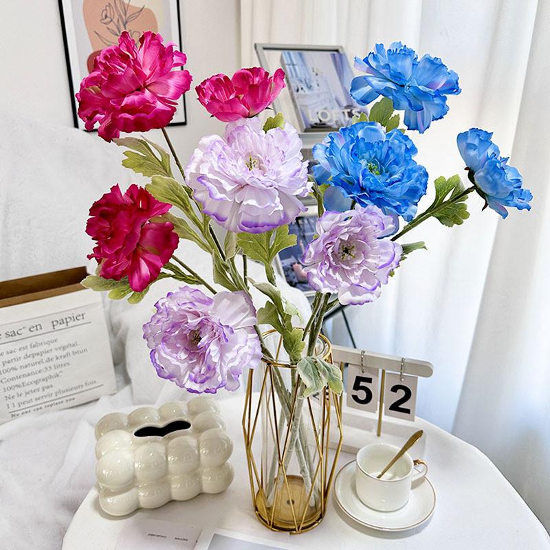 Peony Flower Artificial Wedding Hotel Restaurant Decoration Photography Props