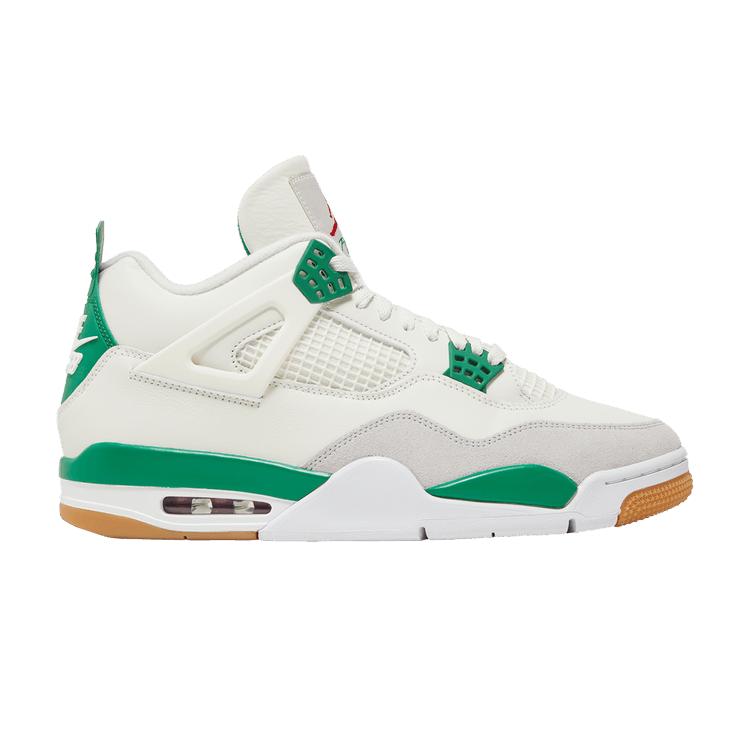 Air Jordan 4 Retro SP Pine Green Unisex Sneakers White Sail Neutral-Grey DR5415-103