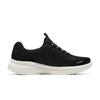Skechers Sport PU Mesh Lightweight Comfortable Dry Low-Top Casual Shoes Women Sneakers Black White 150906-BKW