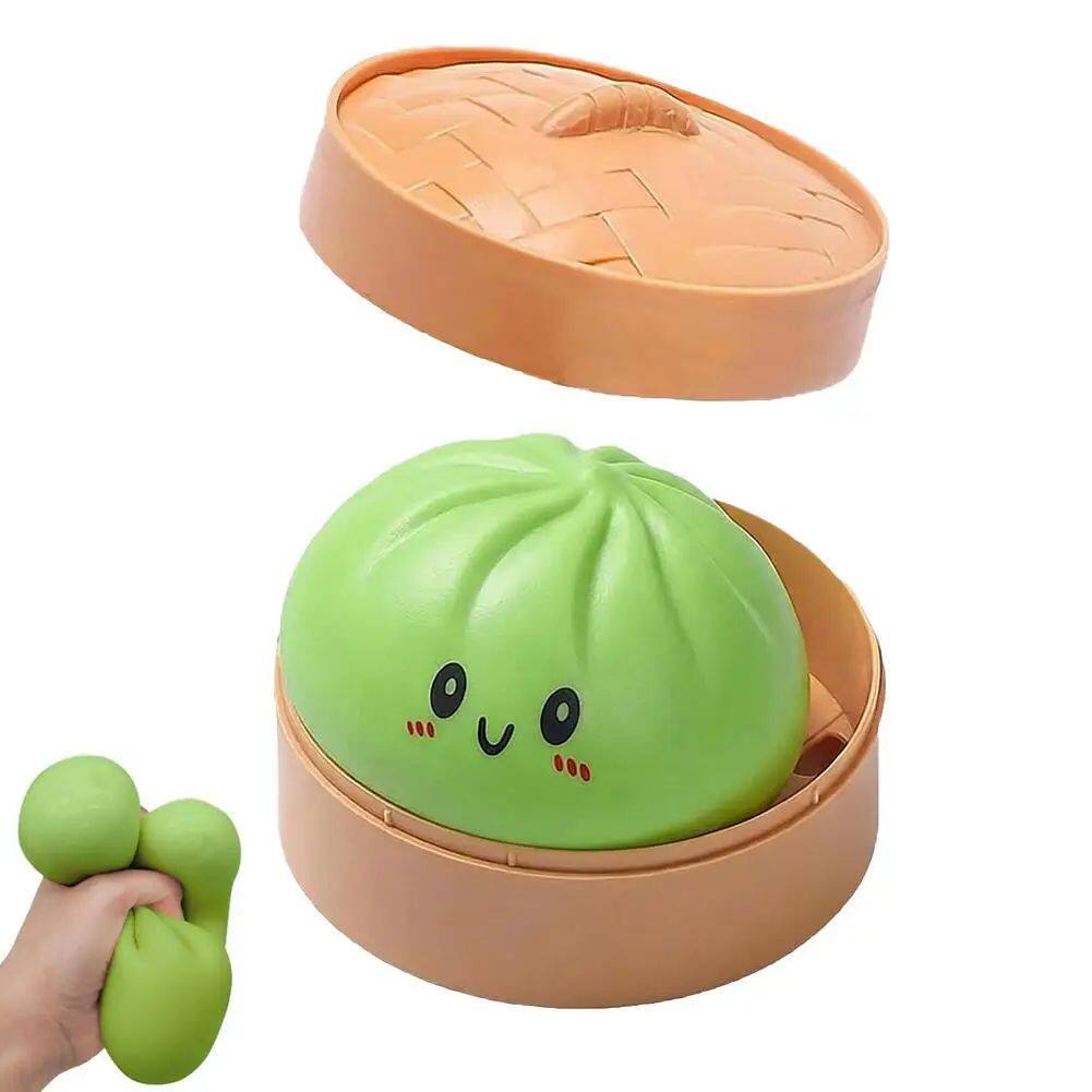 Simulation Flash Dumpling Pressure Ball Slow Rebound Soft Pinch Decompression Office Home Decorat Children Adults Birthday Toys
