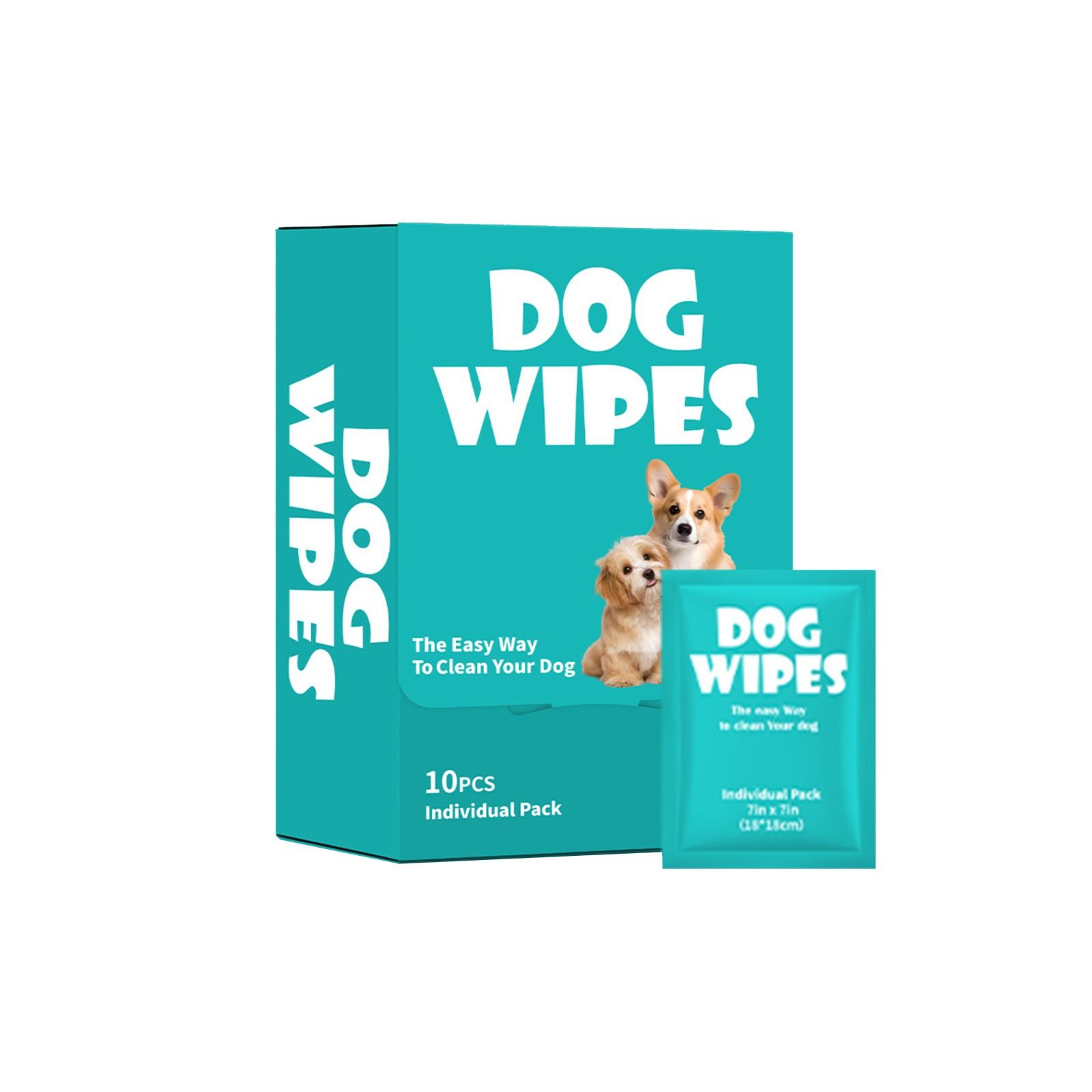 

Влажные салфетки для домашних животных, очищающие салфетки для собак, успокаивающие салфетки для домашних животных, 10 шт. 1 мл One Size