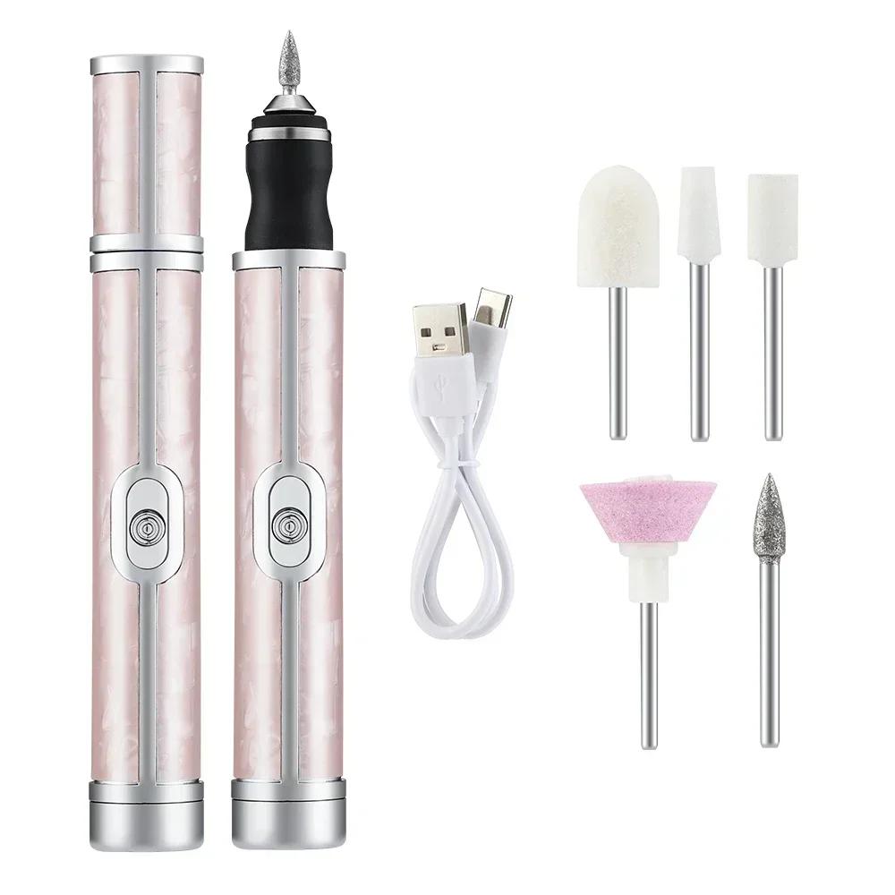 

Professional Electric Nail Drill Machine Set For Gel Polish Pedicure Manicure Nail Grinding Equipment Polishing Tool