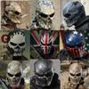 Airsoft Paintball Tactical Full Face Protection Skull Mask Safety CS War BB Game For Halloween