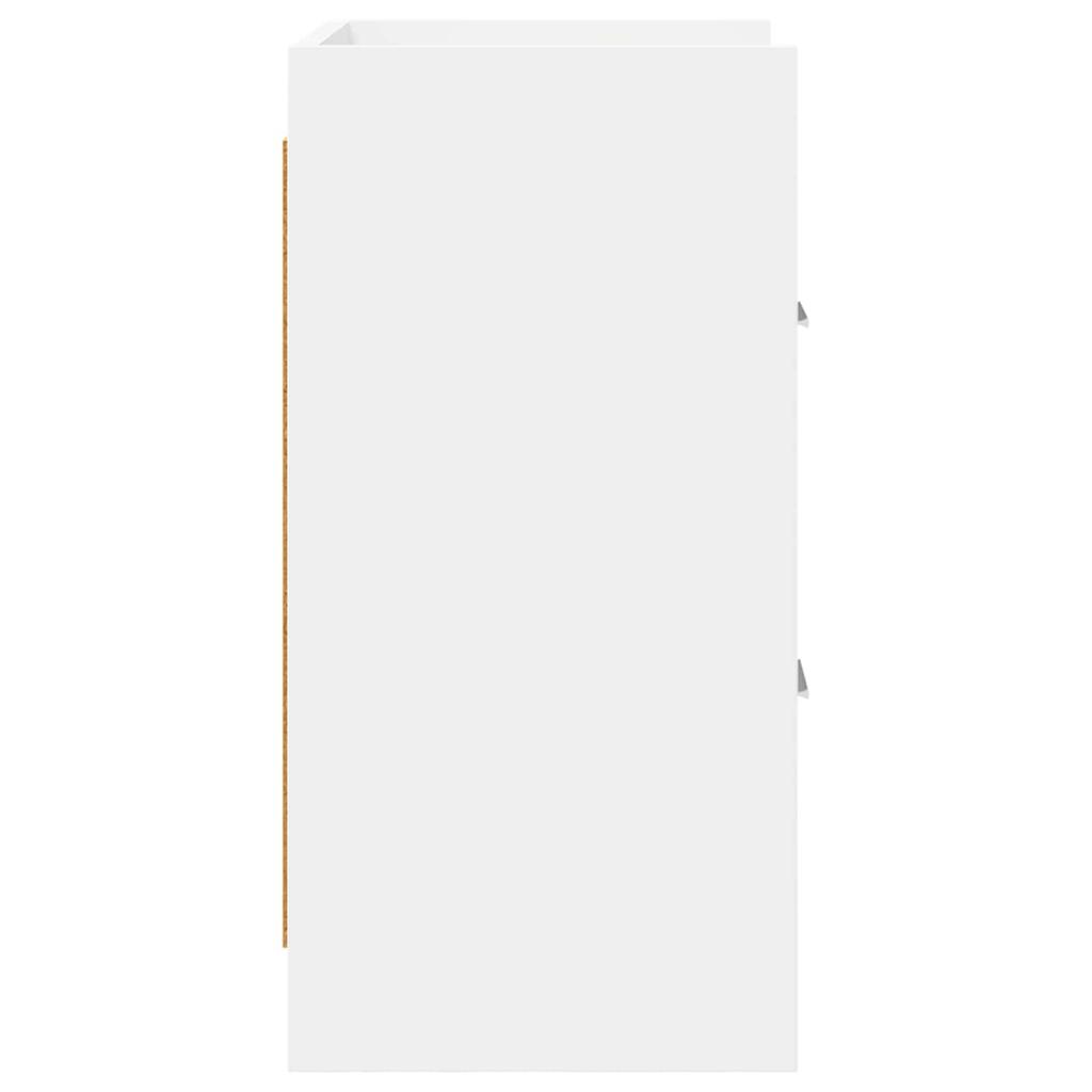 White Nightstand 40 x 30 x 60 cm Particleboard