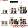 Set Of 2 Royal Cat Curtains White Cats Gemstone Collars Gold Pink Floral Background Luxurious Living Room Decor Curtain Polyester Ideal For Great