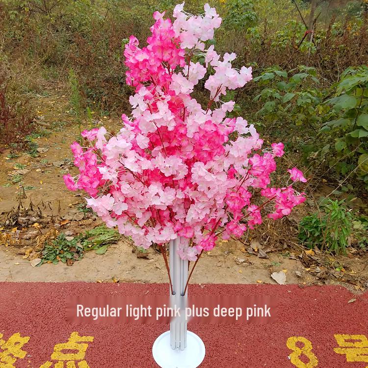 Cherry Blossom Wedding Aisle Runner and Flower Basket Stand