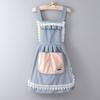 Fashion Princess Short Lace Apron Breathable Waterproof Maid Summer Foreign Style Workwear Beauty Shop Household Cleaning Tools