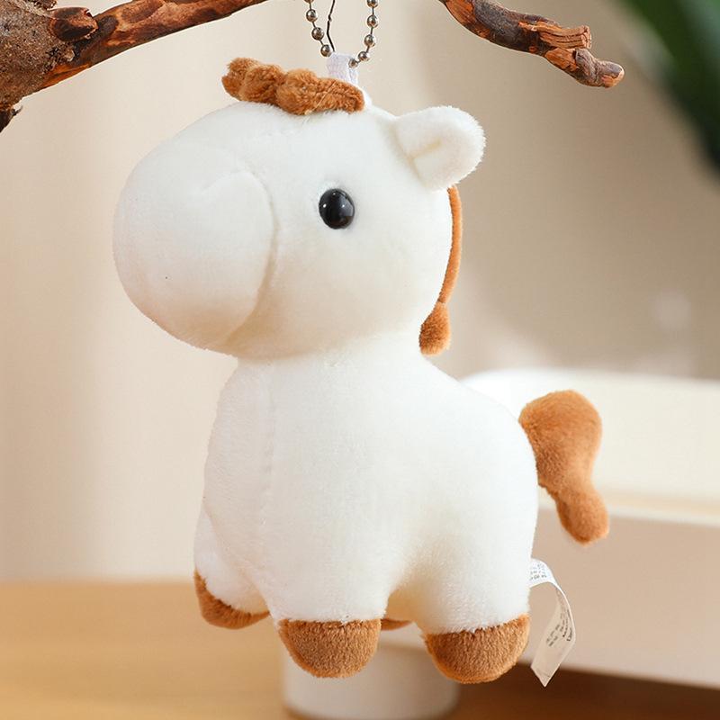 Adorable Horse Plush Pony Pendant for Girls' Bags & Keychains