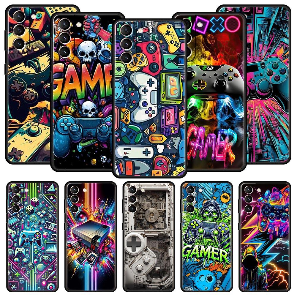 Technology Game Console Phone Case Cover for Samsung Galaxy S26 S25 S24 S23 S22 S20 S21 FE Ultra S25 Edge Plus 5G Soft TPU Shell