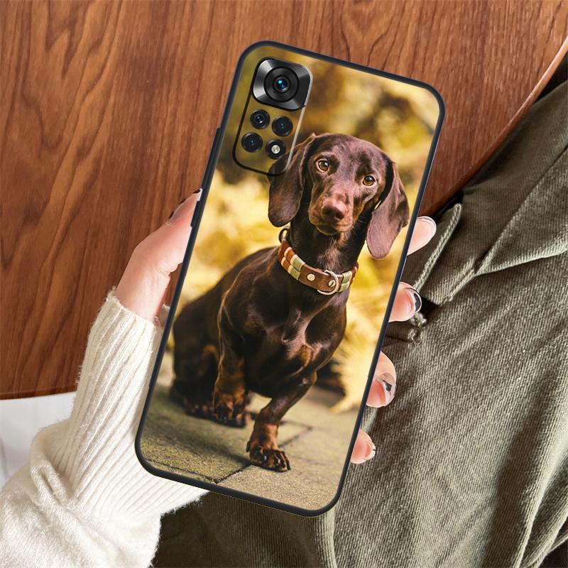 Dachshund Dog Case For Xiaomi Redmi Note 14 Pro 13 12 11 10 15 Pro Plus Redmi 13 C 15 10C 12C 14C 15C Cover