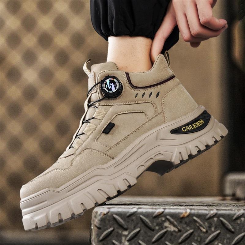 New Fashion New Men's Fashion Casual High Top Sports Shoes Students  Comfortable Sneakers Boys Male Classic Breathable Martin