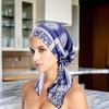 Fashion Headscarf Hat New Women Hat Flower Print Bandana Scarf Muslim Chemo Hat for Parties Travel and Daily Use