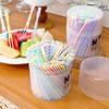 ZISIZ Disposable Food-Grade Plastic Fruit Forks