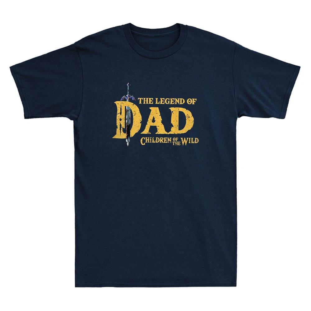 The Legend Of Dad Children Of The Wild Funny Fathers Day Gift Retro Mens T-Shirt 4XL