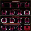 LED Luminous Red Car Emblem for Honda: Civic, Accord, Fit, Fengfan, CRV