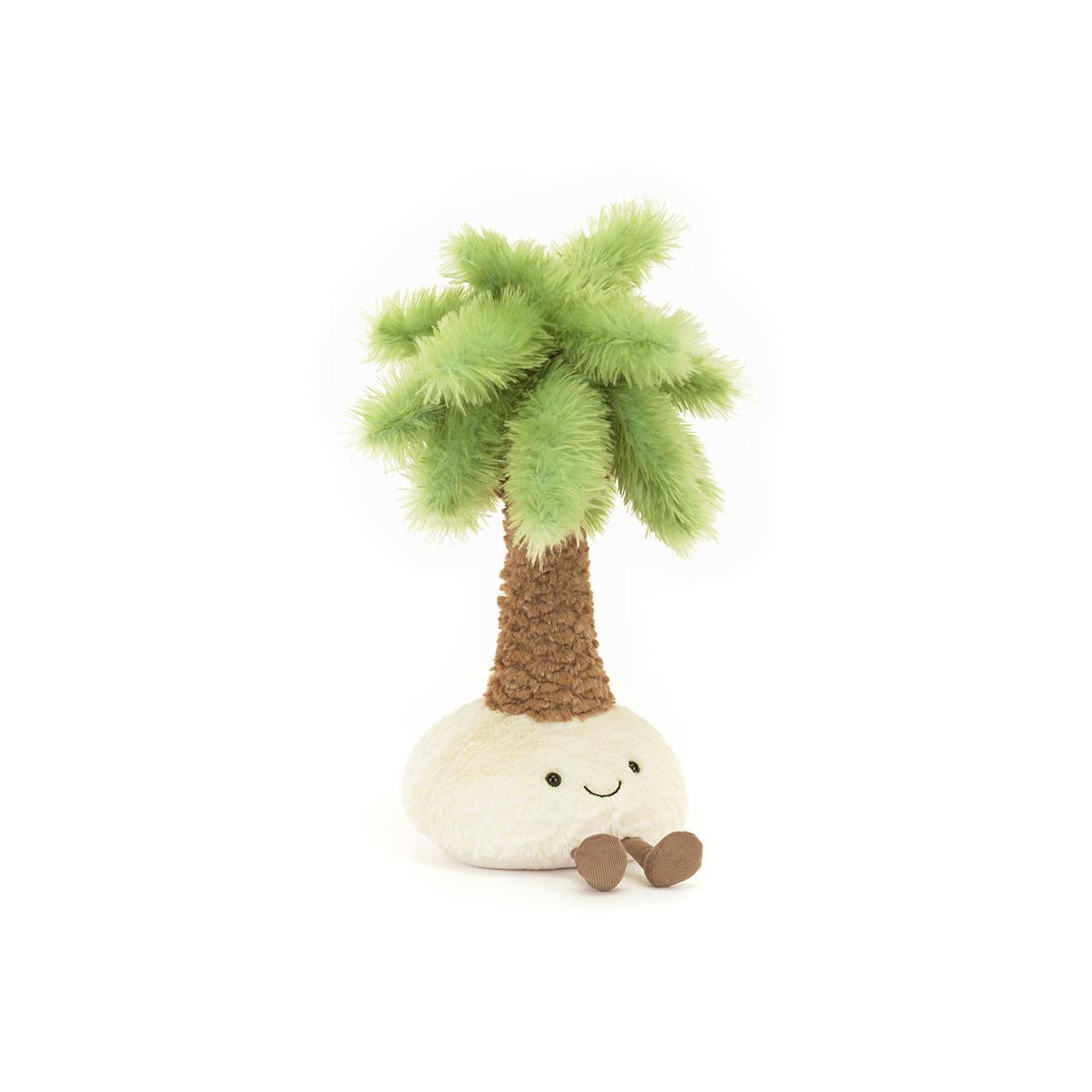 

JELLYCAT fun plant Amuseables Pammie palm tree cute cute doll plush doll sitting height 31cm high. Box Not Included
