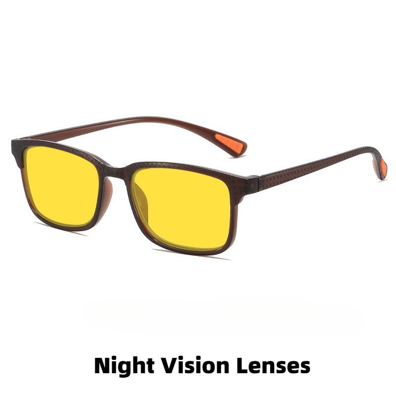 

Нічні окуляри з блокуванням синього світла та помаранчевими або червоними лінзами для чоловіків, захист від фар, для комп ютерних ігор