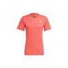 Running T Shirts Men's Bright Pink Red Fluorescent Crew Neck Moderate Straight Fit H32560