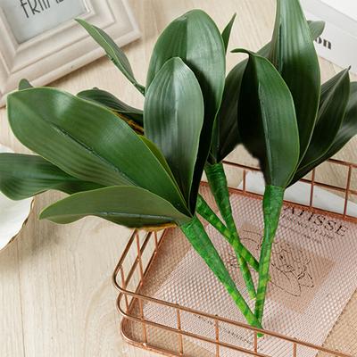 Sztuczna Phalaenopsis Symulacja Liść Storczyka Ćmowego Liście Storczyka Real-touch Roślina Kwiatowa Dekoracja Domu Architektura Krajobrazu