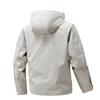 Men's Windproof Hiking Jacket with Hood Long Sleeve Zip Front Outdoor Coat for and Hiking