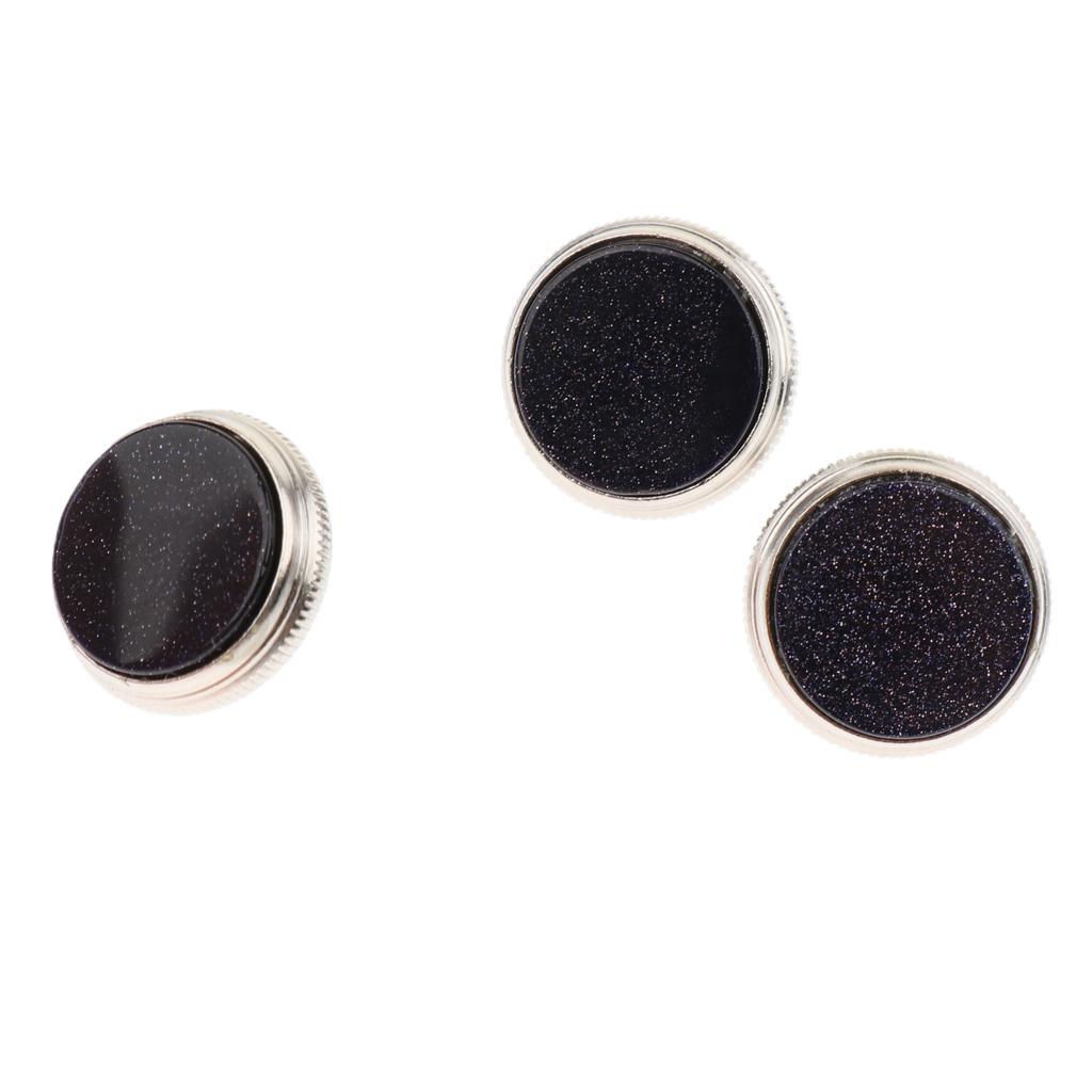 Set Of 3 Trumpet Repair Keys Valve Cap Screw Musical Instrument Parts