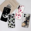 For Redmi Note 13 Pro Plus Phone Case Ink Painting Transparent Soft Slim Silicone Anti Choc Back Cover For Redmi Note13 13Pro+