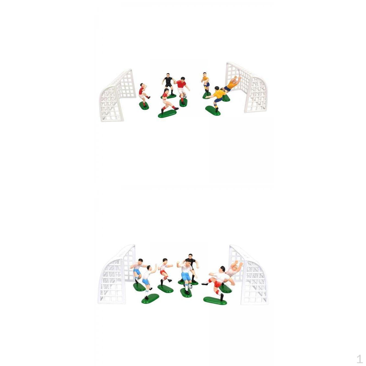 

2x Футбольные топперы для торта Аксессуары Игроки для детского праздника Выпечка День рождения