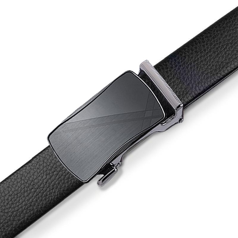 New Belt for Men's Automatic Buckle Belt Business Casual Pants Belt Cowhide Belt