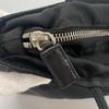 PRADA Triangle logo Tote Bag black Women used