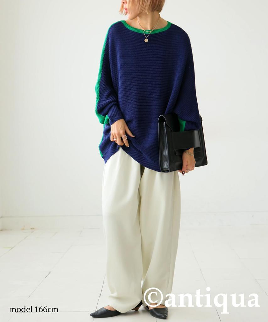 antiqua Knit Long One Size Green Women's 2-Way Top, Sleeve, PN-00477, 30,