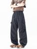 Men's new loose Japanese functional wind casual trendy brand multi-pocket overalls for