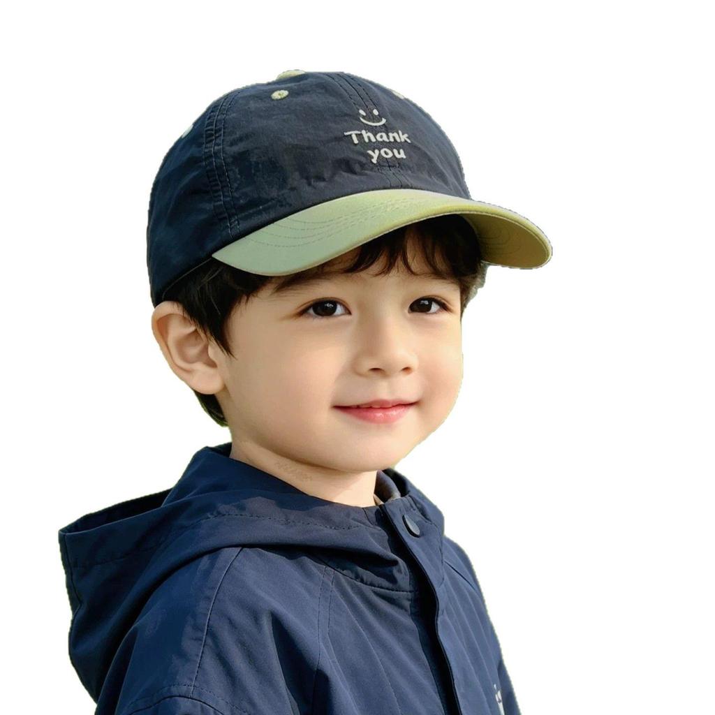 Kids' Quick-Dry Summer Baseball Cap - Breathable Sun Protection, Boy's Flat Cap, Cool Street Style