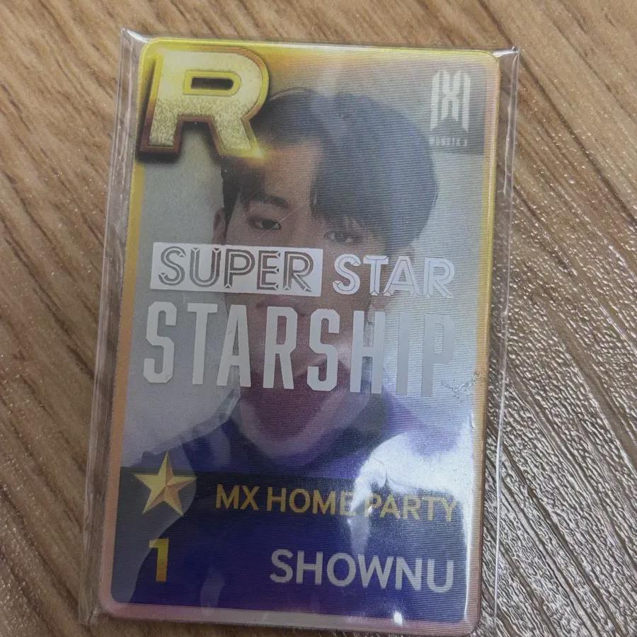 

Monsta X Shownu Superstar Starship лентикулярная фотокарточка