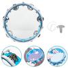 Musical Tambourine Metal Bells Handheld Percussion Drum Instrument Tambourine