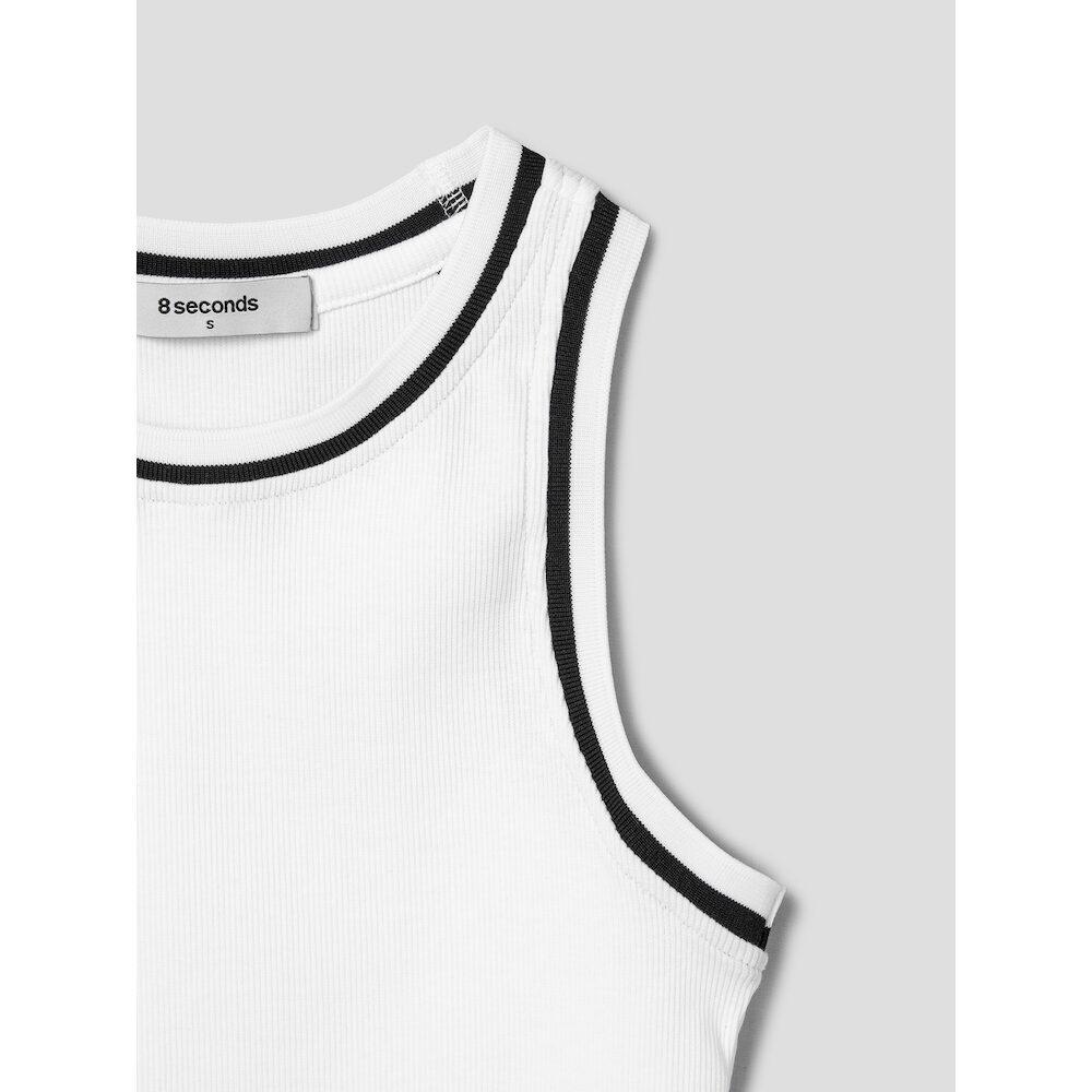 8seconds Tipping Detail Sleeveless T-Shirt White (114742Dy11)