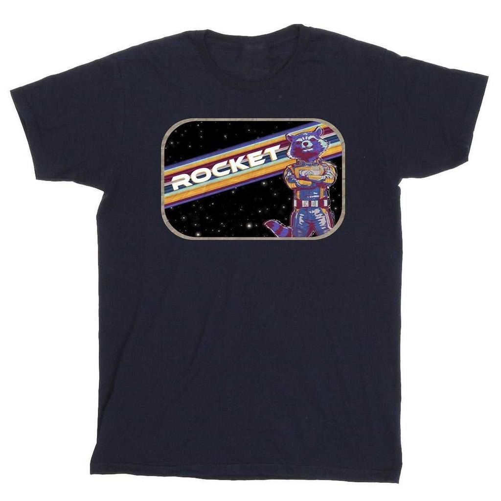 Guardians Of The Galaxy Volume 3 Herren Rocket Raccoon Pose Baumwoll-T-Shirt