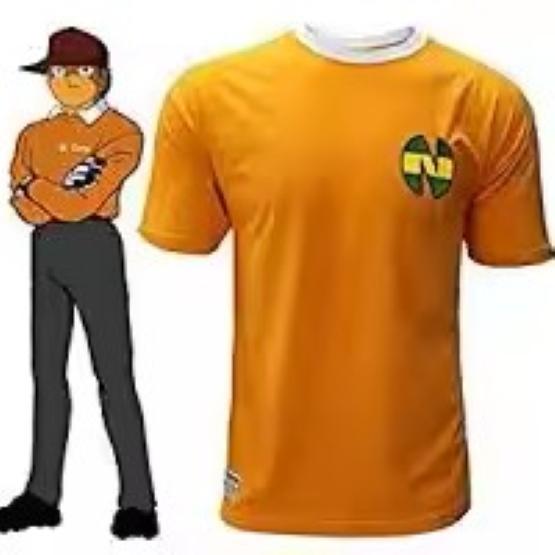 Captain Tsubasa Wakabayashi Price GK Goalkeeper Football Soccer T-Shirt Jersey Japan Cartoon Animation Print Quick Dry Vintage Short Sleeve Uniform