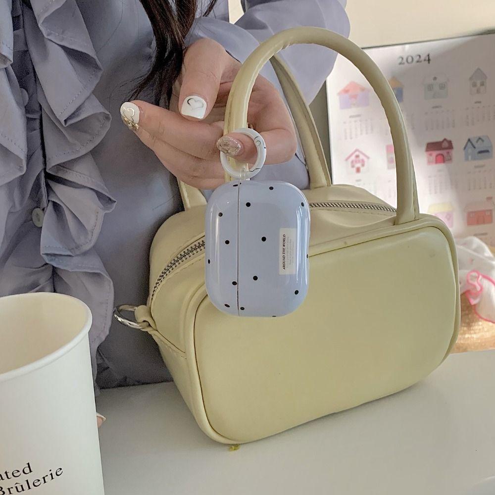 Blue Polka Dots Earphone Case TPU Protective Case for Airpods 1/2/3/4/pro/pro2 Earphone Accessories