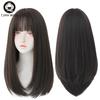 7jhh Wigs Long Straight Hair With Bangs Synthetic Wigs For Girls Latest Fashion Hairstyles Black Crochet Hair Ginger Wig