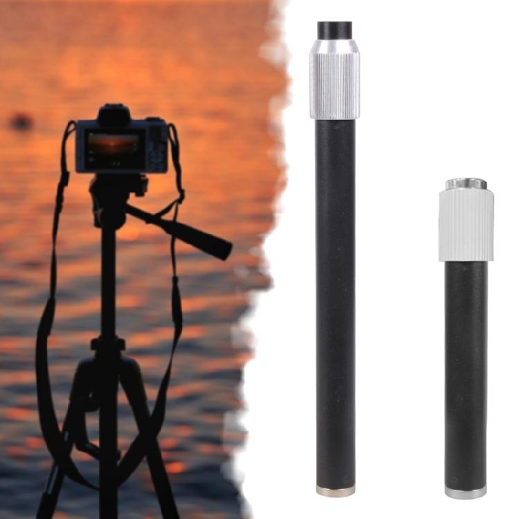 Adjustable Camera Mount Rod With 1/4" Threaded Ends For LED Lights Microphones Tripods 13cm to 38cm Extension Ranging
