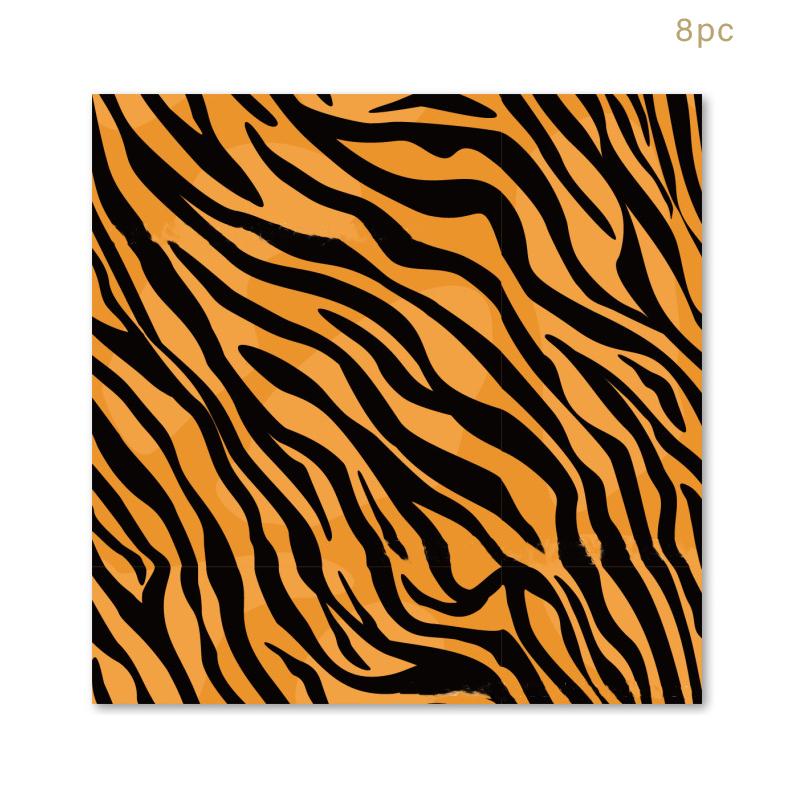 Woodland Animals Disposable Plates Jungle Safari Birthday Animals Giraffe Zebra 1st Birthday Party Decor Leopard Print Plates