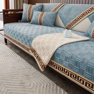 Lüks Yumuşak Şönil Kesitli L Şeklinde Kanepe Havlusu Dört Mevsim Evrensel Kanepe Örtüsü Kaymaz Kanepe Örtüleri Oturma Odası için