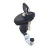 Rotating Handle Lock Latch with 2 Keys for Camper RV Cabin
