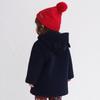 MIKI HOUSE HOT BISCUITS Duffle Boys and Navy Coat, Girls, Blue, 80cm, 73-3803-493