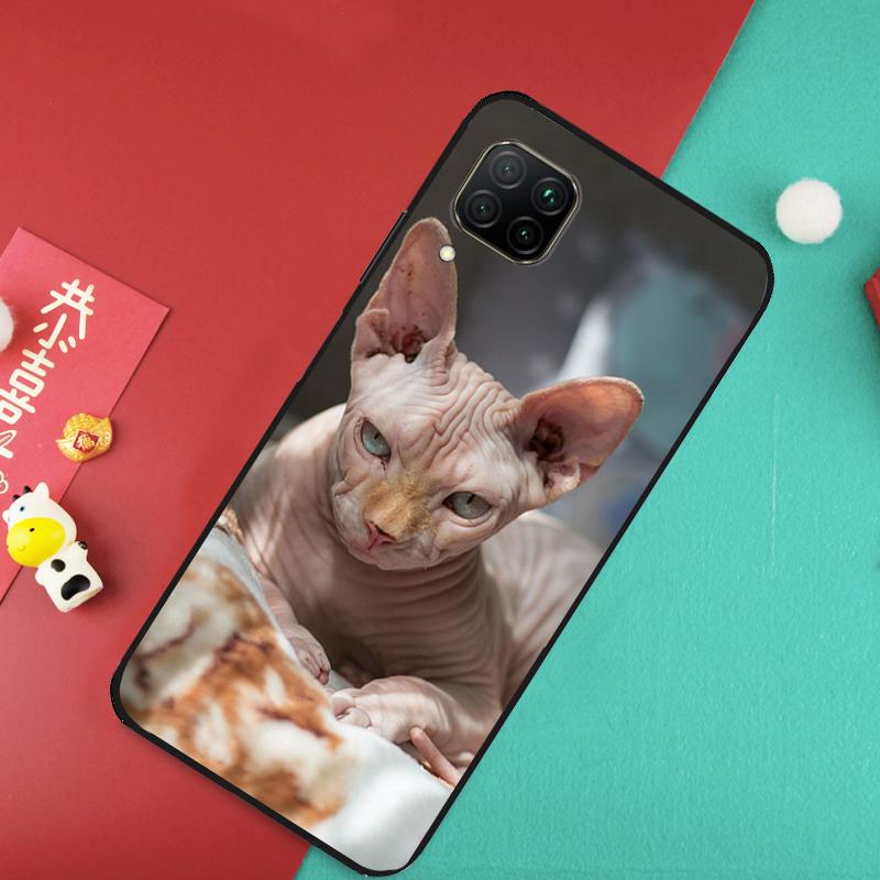 Sphinx Cat For Huawei Nova Y73 Y70 Y72 Y60 Y90 Y61 Y91 8i 7i 11i 12i 12s 9 10 SE P20 P30 P40 Lite Case