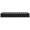 Bed Frame Black Oak 80 x 200 cm Particleboard