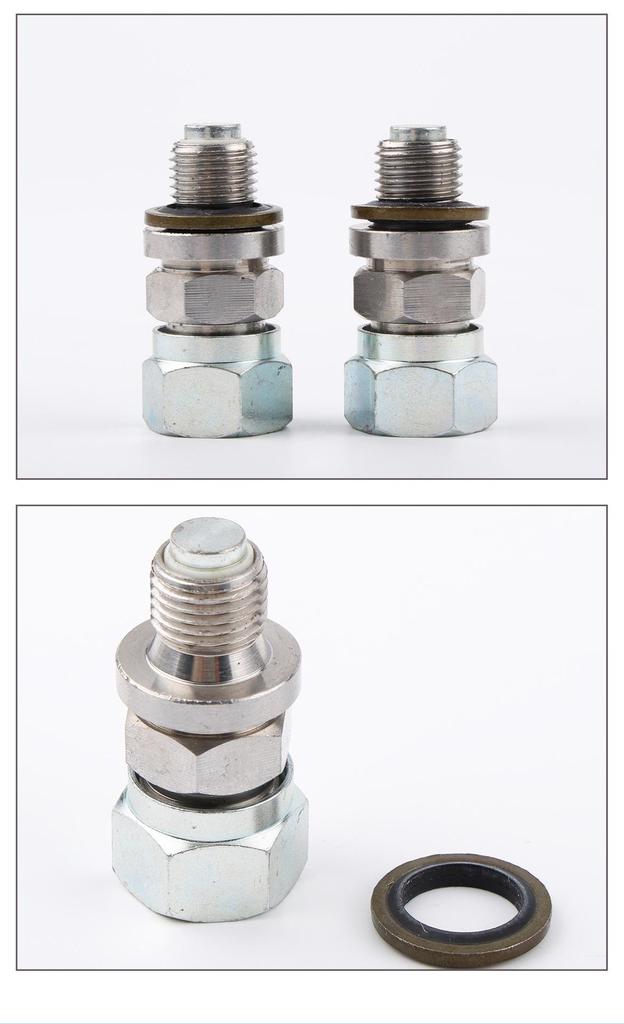 UNF12 Hydraulic Pump Pressure Measurement Quick Connect Fitting for Excavator Test