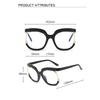 New Fashion Half Frame Round Reading Glasses Women Luxury Brand Designer Rainbow Eyeglasses Popular Colorful Blue Light Glasses
